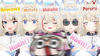 JP Senpai Become Fuwawa's Goes Wrong is Completely Hybrid 【Hololive】