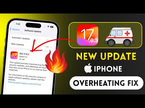iOS 17.0.3- Do This IMMEDIATELY After You Update!  Overheated iPhone be fixed 🔥🚑