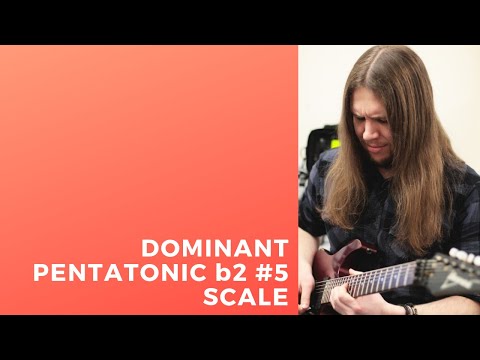 Dominant Pentatonic b2 #5 Scale - Example Lick and TAB