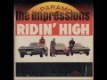 THE IMPRESSIONS - TOO SLOW - LITTLE LP RIDIN' HIGH - ABCS PARAMOUNT 545