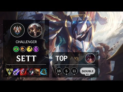 Sett Top vs Akali - BR Challenger Patch 10.9