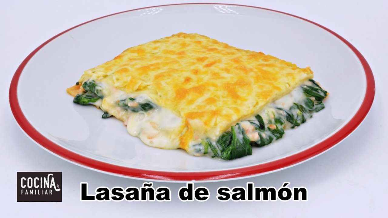 Watch Lasaña de salmón y espinacas - Fácil y exquisita Now Lasaña de salmón y espinacas - Fácil y exquisita