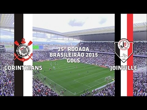 Gols - Corinthians 3 x 0 Joinville - Brasileirão - 13/09/2015