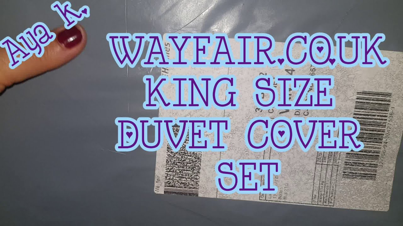WayFair.co.uk Duvet Cover Set UNBOXING❤