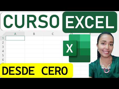 CURSO DE EXCEL DESDE CERO PARA PRINCIPIANTES. APRENDE EN 2 HORAS EXCEL.