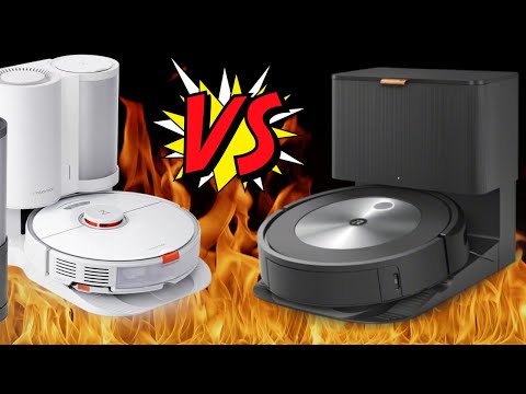 RoboRock S7+ -VS- iRobot Roomba J7+ Robot Vacuum - Who has the BEST Auto Self Empty Bin?