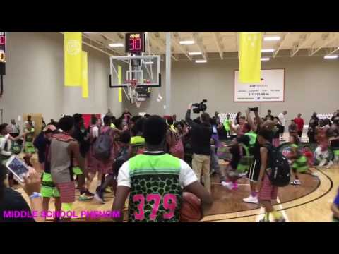 KYREE WALKER MONSTER DUNK AT MSHTV CAMP