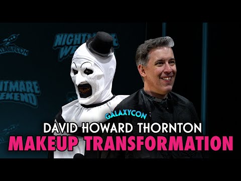 watch Terrifier 3 star get into his Art the Clown makeup