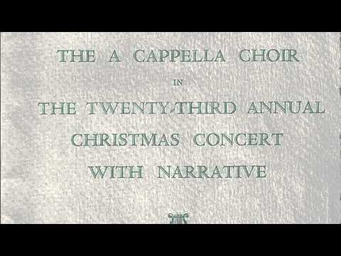 JSU A Cappella Choir Christmas 1985 part 4 Bayne Dobbins