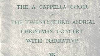 JSU A Cappella Choir Christmas 1985 part 4 Bayne Dobbins