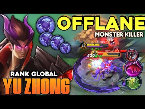 Yu Zhong Best Build 2021 | Top Global Yu Zhong Gameplay | Mobile Legends✓