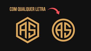 Como criar monogramas em polígonos e círculos no Illustrator