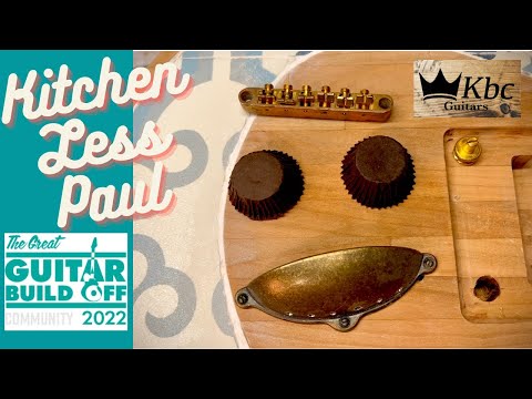Cupcakes and cupboard handles! - Great Guitar Build Off 2022