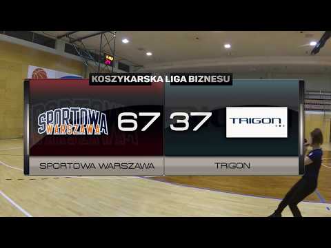 Sportowa Warszawa vs Trigon - IV kolejka - 1 Liga Warszawa - Koszykarska Liga Biznesu