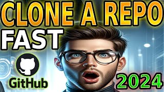 Download the video "How to Clone a Repo FAST and EASY in 2024! GitHub: Cloning a repository!"