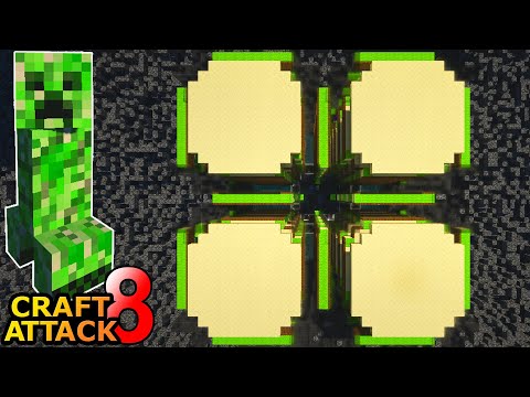 Fast 1 Gunpowder pro SEKUNDE! 4 Module gebaut! + Timelapse - Minecraft Craft Attack 8 #195