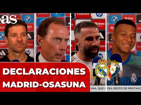 Full mixed zone after Real Madrid 1 - Osasuna 0: Mbappé, Carvajal, Xabi...