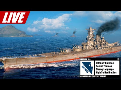 Yamato, only HE auf Wunsch... oder sagen wir fast. - World of Warships | [Stream] [60fps]