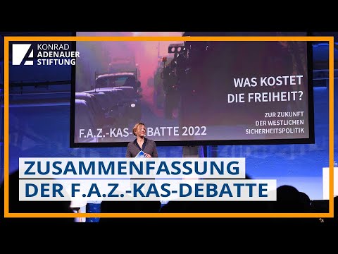 F.A.Z.-KAS-Debatte 2022: Die Highlights kurz und knapp