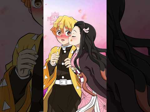 You Should Be MORE SPECIFIC😳 Nezuko x Zenitsu 🌸⚡ #DemonSlayer #KimetsuNoYaiba