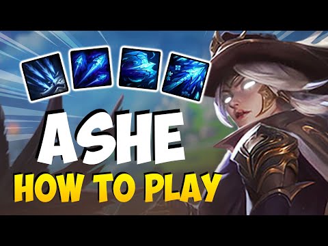 HOW TO PLAY ASHE ADC FOR BEGINNERS | ASHE Guide Season 11 | League of Legends