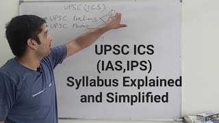UPSC (ICS) IAS, IPS Syllabus explained and Simplified