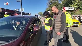 Zonguldak'ta Özel Bireylerden Trafik Denetimi