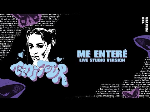 TINI, Tiago PZK - Me Enteré (Live Studio Version - Tini Tour)