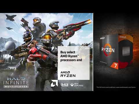 Play Halo Infinite with 1 month of Xbox Game Pass for PC when you buy select AMD Ryzen™ processors.*