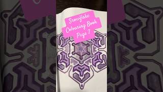 Snowflake Colouring Book (pg 7)