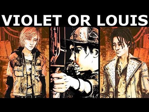 Save Louis Or Save Violet - Intro Cutscene Difference Check - The Walking Dead Final Season 4 Ep. 3