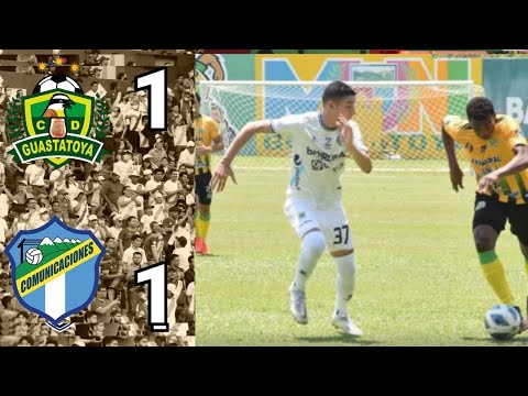 EMPATE EN GUASTATOYA. CD Guastatoya 1 Vs Comunicaciones 1. Resumen. Liga Guate Banrural