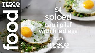 Spiced cauliflower pilaf