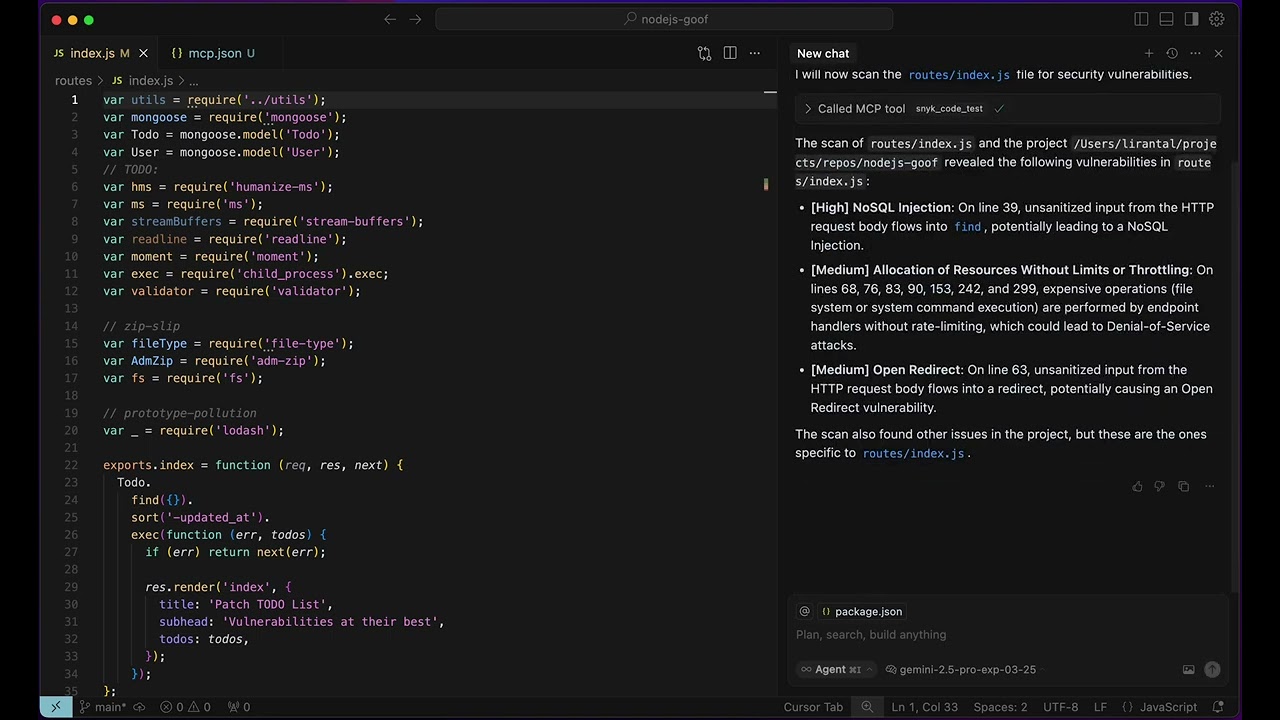 Secure at Inception: Introducing New Tools for Securing AI-Native Development - youtube video 1