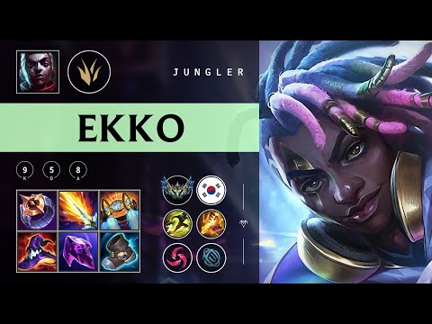 Ekko Jungle vs Hecarim - KR Challenger Patch 25.23