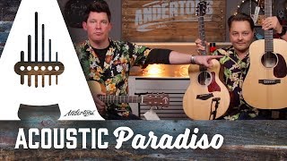 Video thumbnail for Acoustic Paradiso - Travel Guitar Shootout - Dreadnought Jr, GS Mini, Nomad Mini Saturn by Andertons Music Co