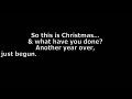Happy Christmas (War is Over) - John Lennon and Yoko Ono