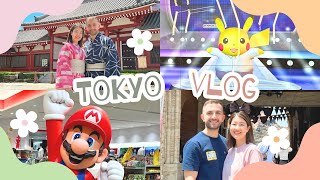【Tokyo Vlog】ブリスベン在住国際カップル初めての日本旅行🇯🇵Tokyo Disney SEA/Asakusa/Nintendo tokyo/Pokémon/Kobe beef