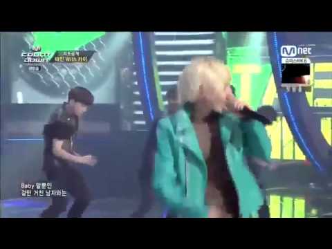 140821 - Pretty Boy - Taemin (SHINee) ft Kai (EXO) @ M! Countdown