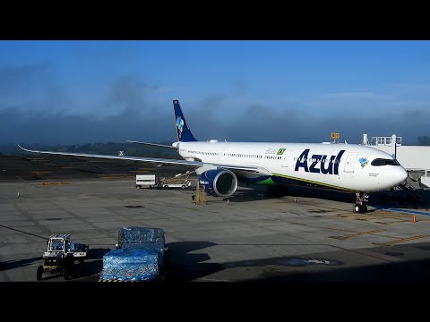O MAIOR AVIÃO DA AZUL - A330-900NEO - POUSO E DECOLAGEM NO AEROPORTO INTERNACIONAL DE VIRACOPOS