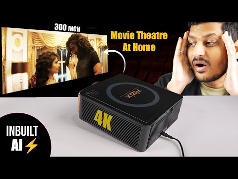 Best Projector for Home Theater Under 20000 | Fizix FX Pro projector Review ⚡️ Best 4K Projector