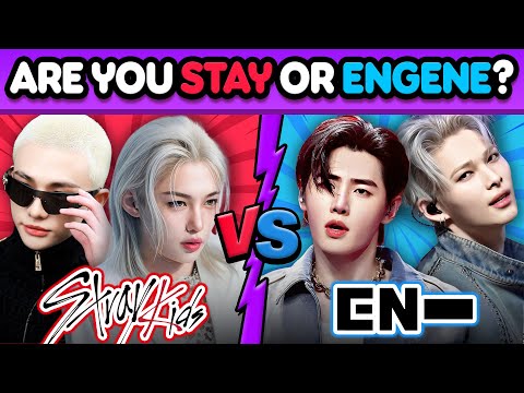 STRAY KIDS vs ENHYPEN battle 🔥 Who is the King? - Kpop Quiz 2025 | K-Music Quiz