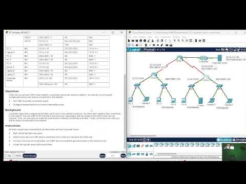 13.3.1 packet tracer - Use ICMP to Test and Correct Network Connectivity