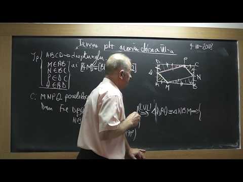 3/3 1746 Clasa 7 Paralelogramul, Dreptunghiul (definitii, proprietati) Probleme Tema la Geometrie