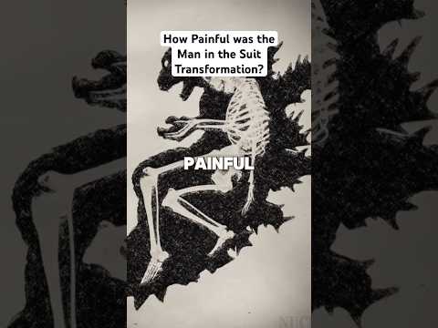 How Painful was the Man in the Suit transformation? #analoghorror #godzilla