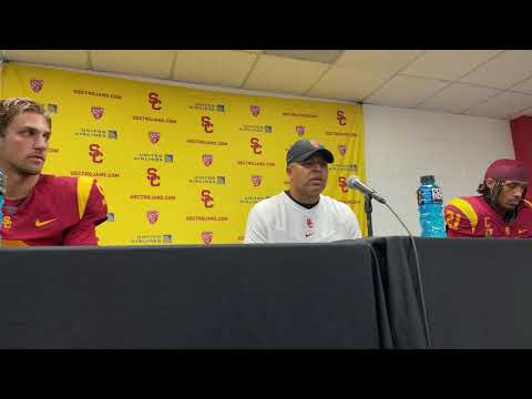 USC vs Oregon State postgame press conference