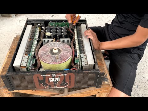 Restoration class H professional power amplifier // Restore huge sound amplifier