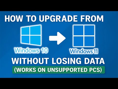 HOW TO UPGRADE WINDOWS 10 TO WINDOWS 11 25H2 WITHOUT LOSING DATA (Works ...