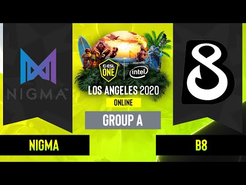 Dota2 - Nigma vs. B8 - Game 1 - Group A - EU/CIS - ESL One Los Angeles