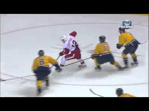 Pavel Datsyuk Sick Goal Vs Nashville Predators - 2/19/2013
